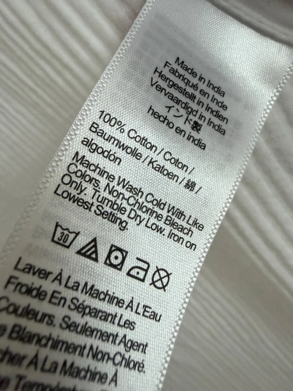 J Crew Long beach shirt in airy gauze - White - Small